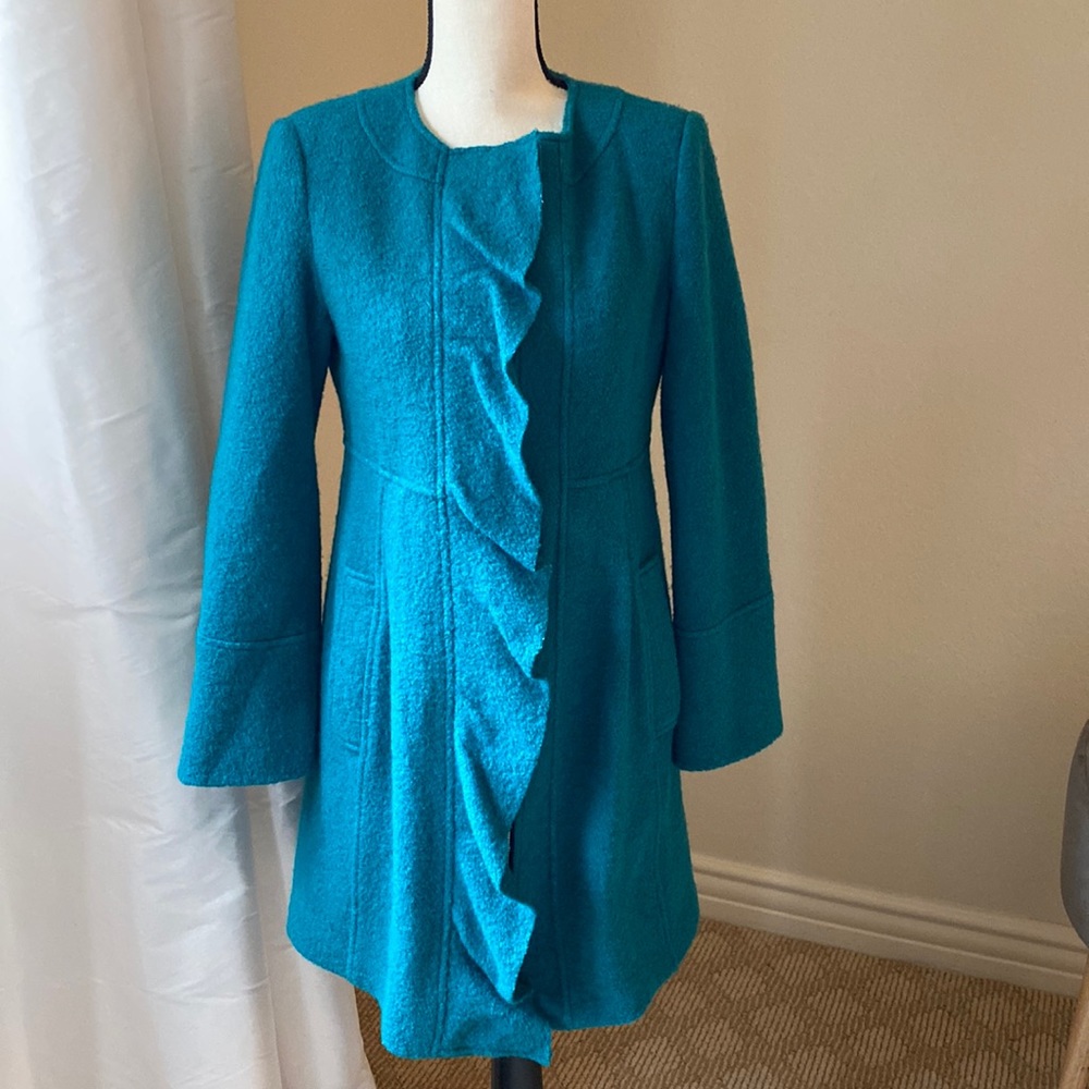 Nanette Lepore sea green jacket Size 4